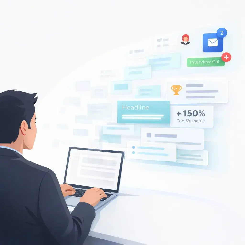 Professional profile positioning and recruiter visibility strategy