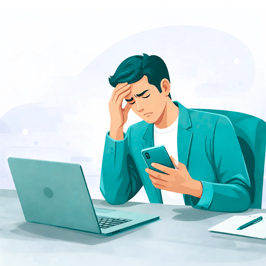 Professional frustrated by a lack of job calls