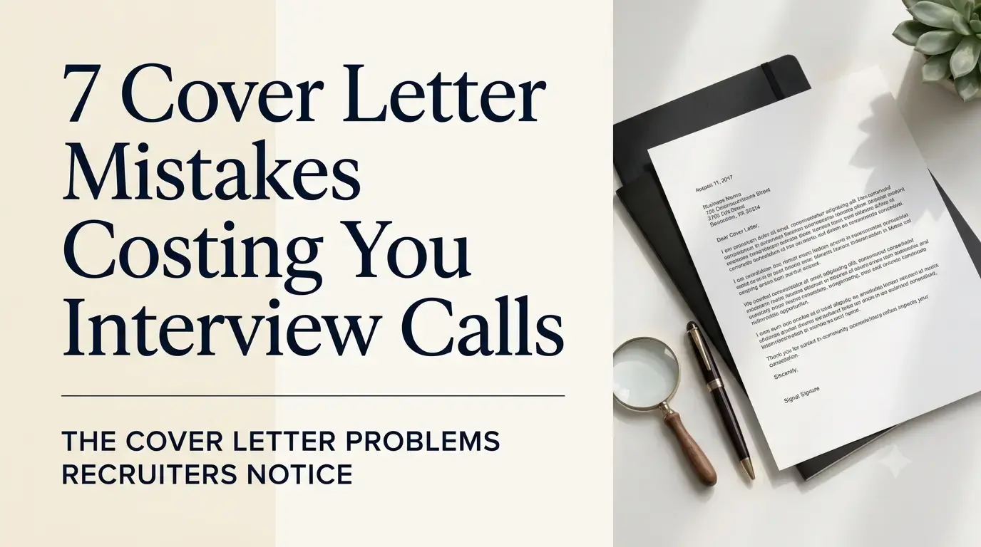 7 Cover Letter Mistakes That Are Costing You Interview Calls