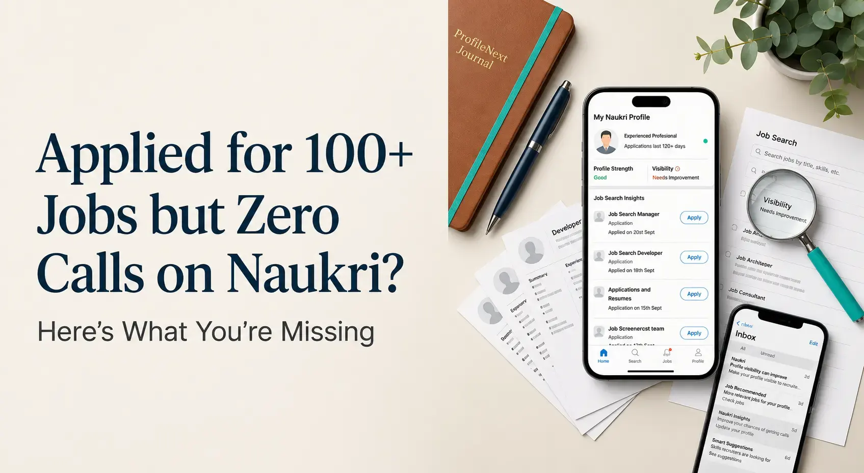 Applied for 100+ Jobs but Zero Calls on Naukri? Here's What You're Missing